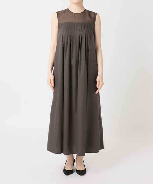 Spick &span シアーヨーク切り替えワンピース Spick & Span（スピックアンドスパン）の「シアーヨーク切替