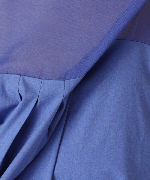 【Spick and span】シアーヨーク切替ワンピース 追加》シアーヨーク切替ワンピース（ワンピース）｜Spick and