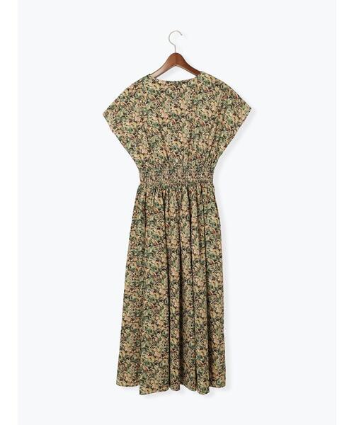 Te chichi ワンピース 「LIBERTY」シャーリングワンピース