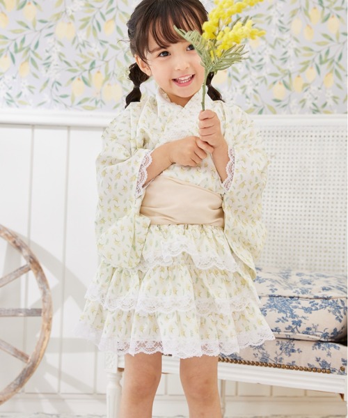 Rebloom 浴衣 「KIDSセパレート浴衣/3点セット」上衣・スカート
