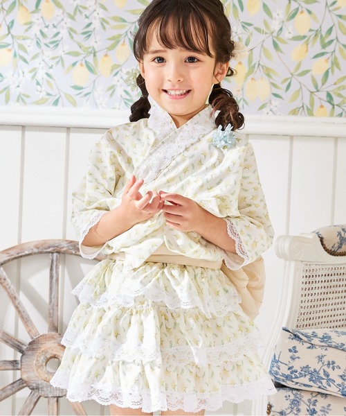 Rebloom 浴衣 「KIDSセパレート浴衣/3点セット」上衣・スカート