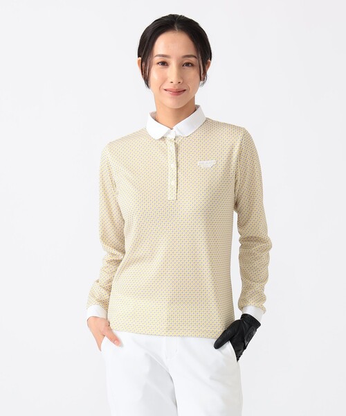 BEAMS GOLF プライムフレックス　鹿の子 ロングスリーブ ポロシャツ BEAMS GOLF（ビームス ゴルフ）〈MEN〉 PURPLE LABEL