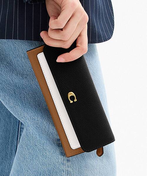 【COACH】ミラ ロング フラップ ウォレット COACH｜【公式】ミラ ロング フラップ ウォレット・カラー
