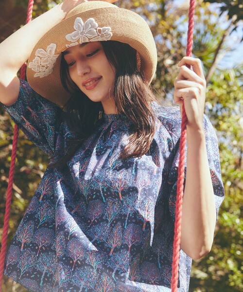 ブラウス シャツ 「Anniversary　Piece」「LIBERTY」タナローンThe Artist’s Tree レディース