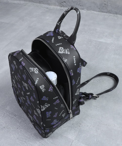 Amilige Tied Bear リュック Amilige デイバック リュック Bandage Bear総柄プリントミニ