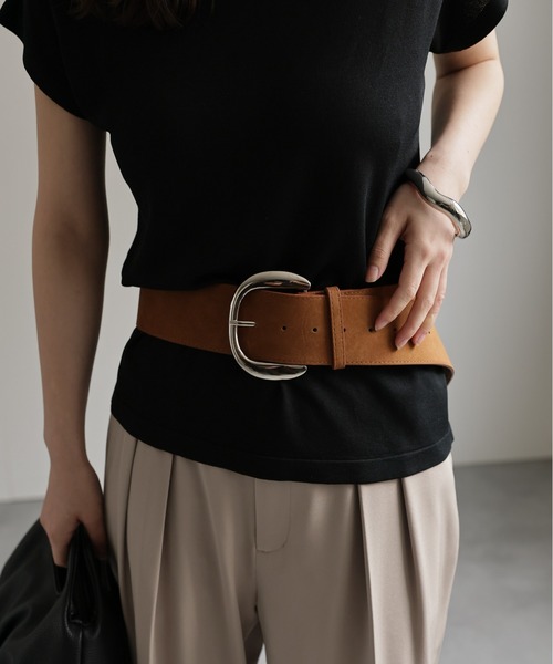 ap retro ベルト 「選べるデザイン」スウェードライク太ベルト