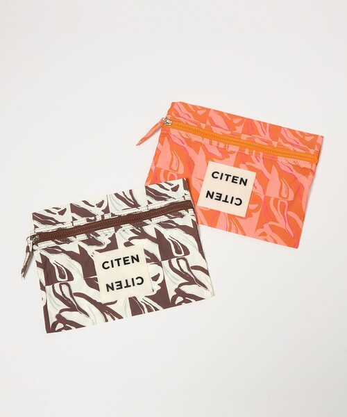 CITEN ポーチ 「pinmyself×CITEN」フラットポーチ レディース