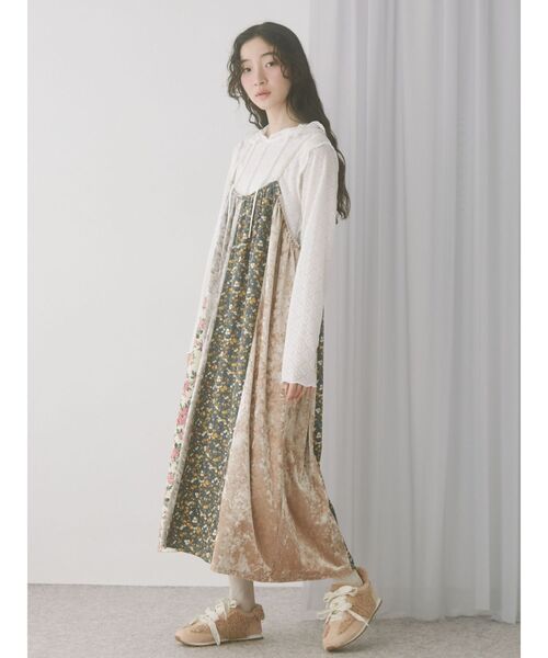 merry jenny（メリージェニー） ワンピース switchレイヤードキャミ