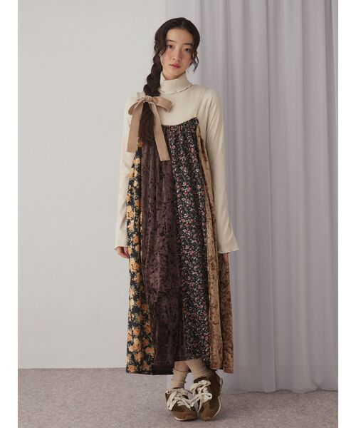 merry jenny（メリージェニー） ワンピース switchレイヤードキャミ