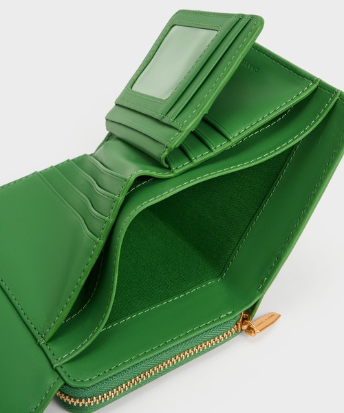 CHARLES ＆ KEITH 「CHARLES & KEITH」 財布 X-SMALL グリーン