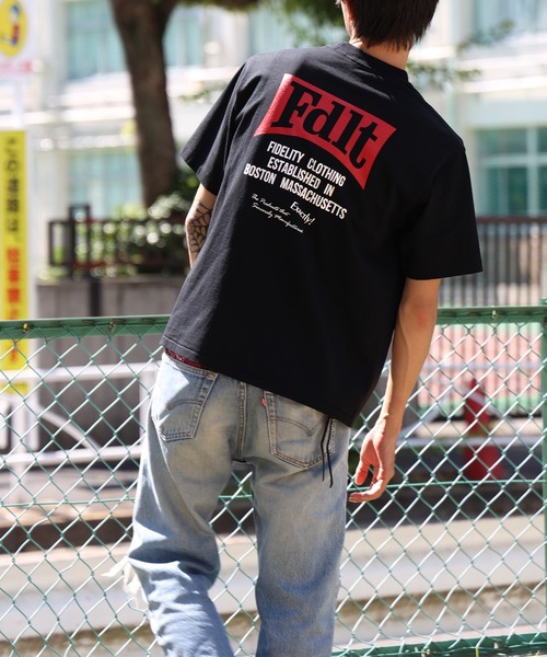 FIDELITY（フィデリティ） tシャツ DEFORMATION BOX LOGO TUBE TEE