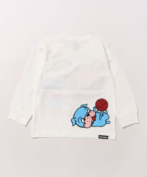 HYSTERIC MINI（ヒステリックミニ） tシャツ KNIT WITH MINI＆BB 長袖T