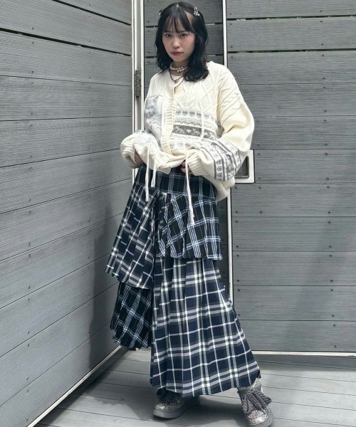 Candy Stripper（キャンディーストリッパー） スカート OVERLAP CHECK