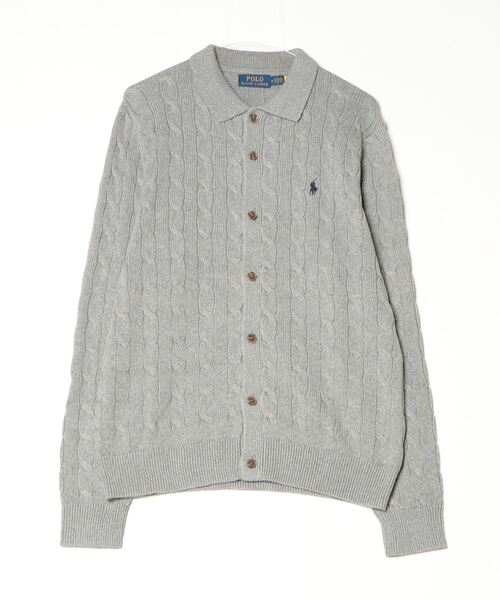 POLO RALPH LAUREN カーディガン ケーブルニット コットン