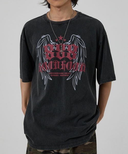tシャツ 「UNISEX」HOODHOOD／888 Angel Ｔ レディース