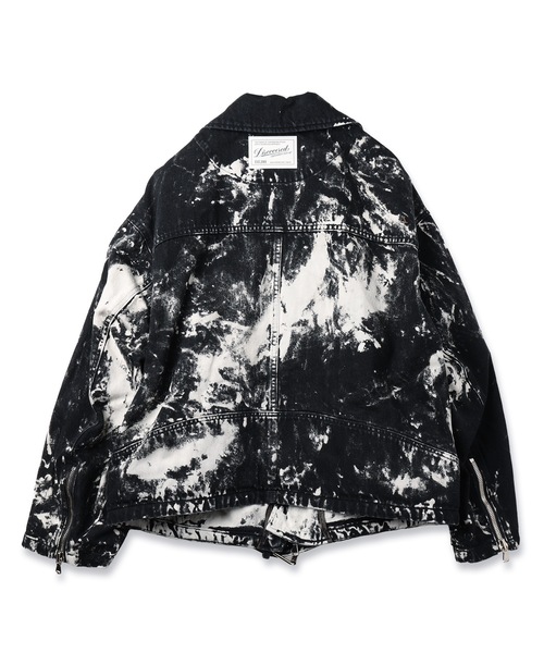 DISCOVERED（ディスカバード） 革ジャン ライダース BLACK BLEACH W