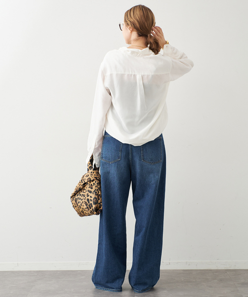 ドゥーズィエムクラス　25SS　Monsieur デニムパンツ　ワイド　34 Deuxieme Classe（ドゥーズィエムクラス）の「Monsieur デニムパンツ