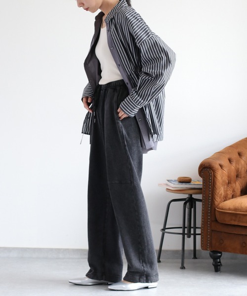 cepo（セポ） ブラウス シャツ 2枚重ねレイヤードブラウジングシャツ