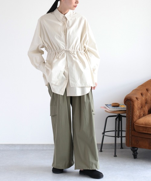 cepo（セポ） ブラウス シャツ 2枚重ねレイヤードブラウジングシャツ