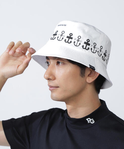 PEARLY GATES ハット PEARLY GATES 帽子 ハット 「PEARLY GATES」メタリックロゴ