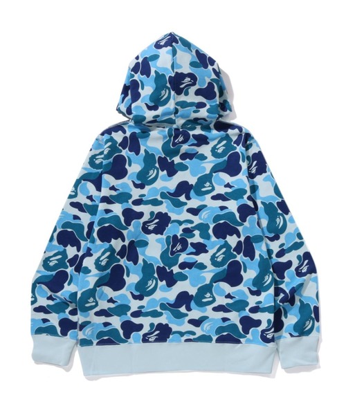 A・BATHING APE 水色パーカー A BATHING APE（アベイシングエイプ）の「COLLEGE RELAXED FIT FULL