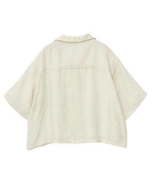 「AMERICAN HOLIC」 半袖シャツ L アイボリー レディース_画像3