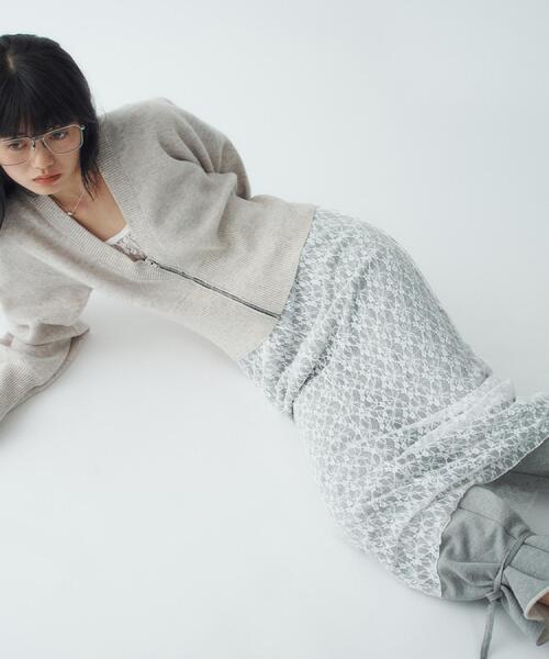 ワンピース stretch lace cami dressの画像
