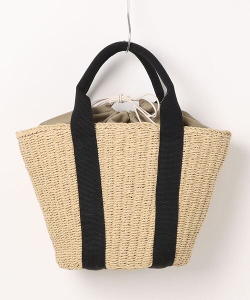 「COOCO」 かごバッグ 9 イエロー レディース_画像2