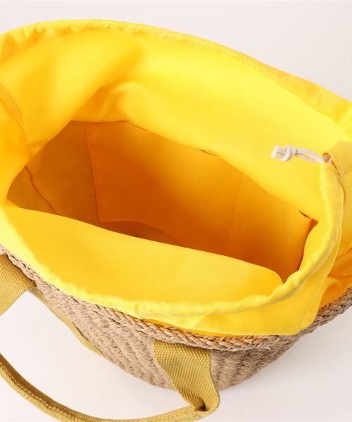 「COOCO」 かごバッグ 9 イエロー レディース_画像5