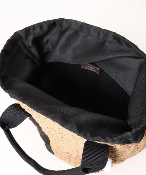 「COOCO」 かごバッグ 9 イエロー レディース_画像6