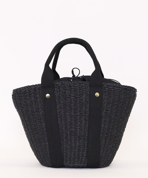 「COOCO」 かごバッグ 9 イエロー レディース_画像9