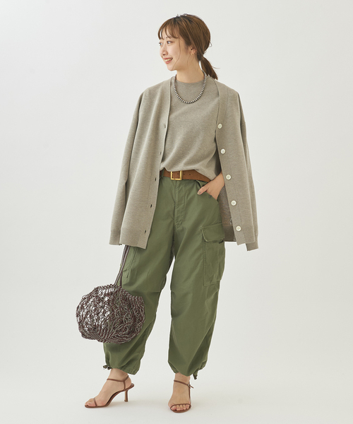 plage（プラージュ） ニットカーディガン 38 ベージュ レディース