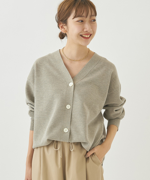 plage（プラージュ） ニットカーディガン 38 ベージュ レディース