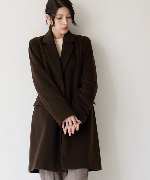 Apartment Three ブラウン チェスターコート sankyo shokai（三京商会） コート チェスターコート チェスターコート