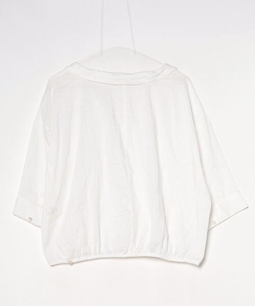 「Unaca」 7分袖シャツ 38 ホワイト レディース_画像2