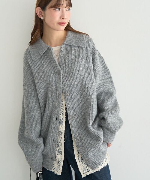 【美品✨】andper se Mサイズ グレーセーターアウター 美品✨】andper se Mサイズ グレーセーターアウター - メルカリ