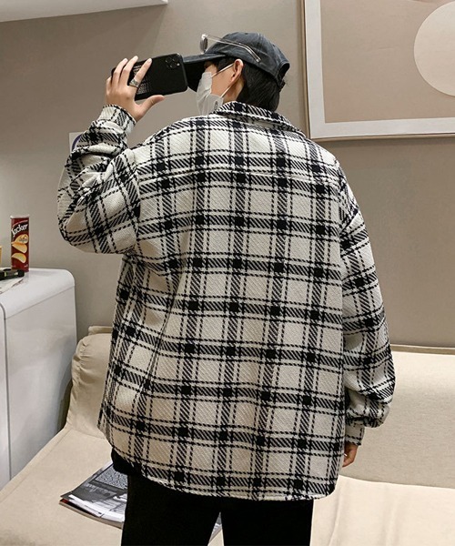 Ressaca（レサーカ） コート ジャケット オーバーサイズチェック柄