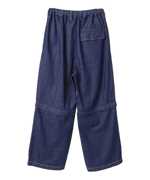 ワイドパンツ ジーンズ デニム デニムパンツ 「CURRENTAGE/カレンテージ」Detachable leg denim レディースの画像