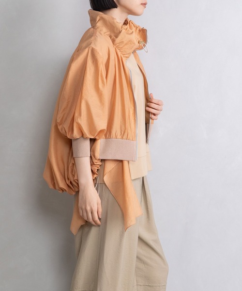 「MARECHAL TERRE」 ジップアップブルゾン MEDIUM ブラック レディース_画像2