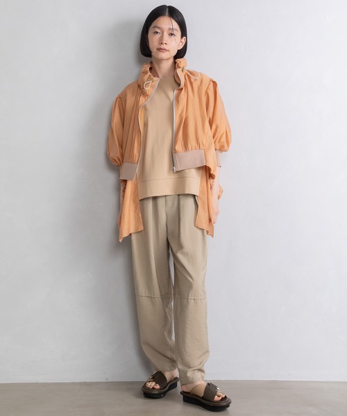 「MARECHAL TERRE」 ジップアップブルゾン MEDIUM ブラック レディース_画像6