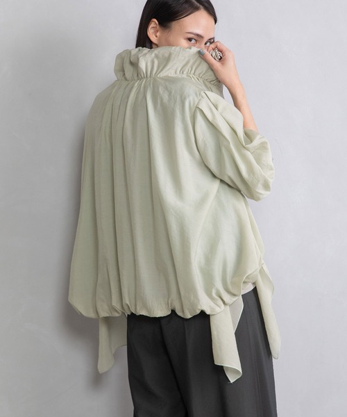 「MARECHAL TERRE」 ジップアップブルゾン MEDIUM ブラック レディース_画像9