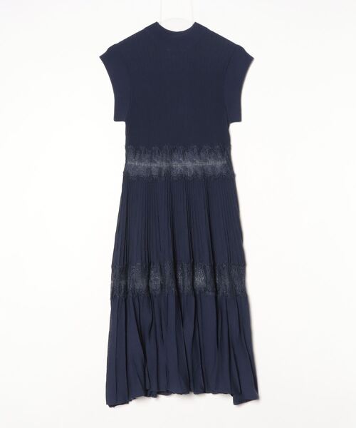 CELFORD（セルフォード） ニットワンピース 38 ネイビー レディース