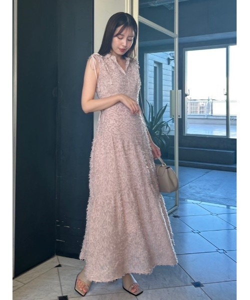 FRAY I.D（フレイ・アイディー） ノースリーブワンピース 1 ピンク