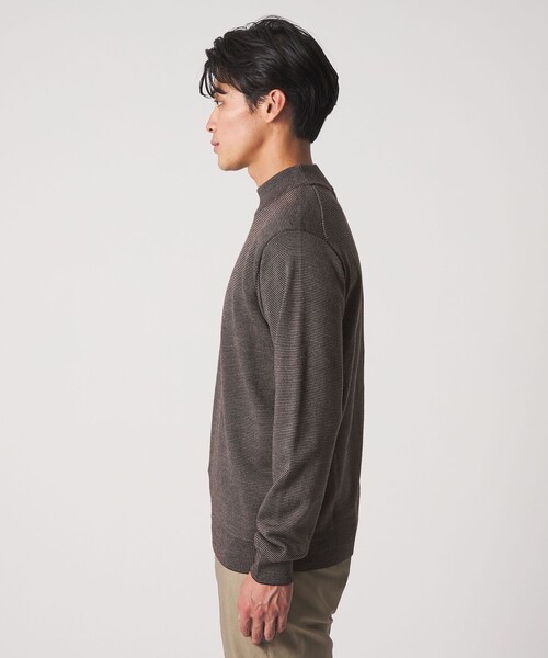 新品未開封 ザデイ ウール モックネック ポータークラシック theday A DAY IN THE LIFE セーター ニット テンジク ボーダー モックネック