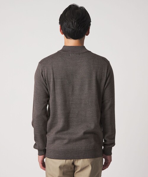 A DAY IN THE LIFE セーター ニット テンジク ボーダー モックネック