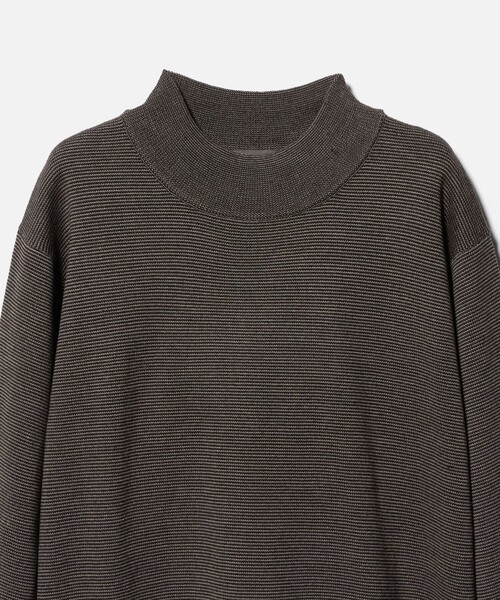 A DAY IN THE LIFE セーター ニット テンジク ボーダー モックネック