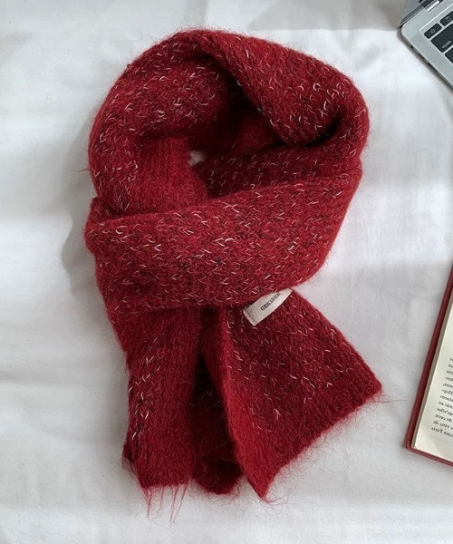 tood. マフラー ストール 「tood.」6色展開 配色切り替え バイカラー