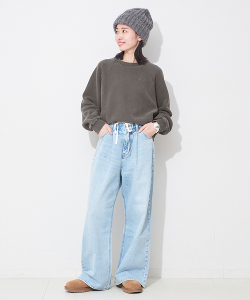 【激レア】USA製 70s Collegiate Pacific スウェット Collegiate Pacific 70年代のカラーフロッキースウェット