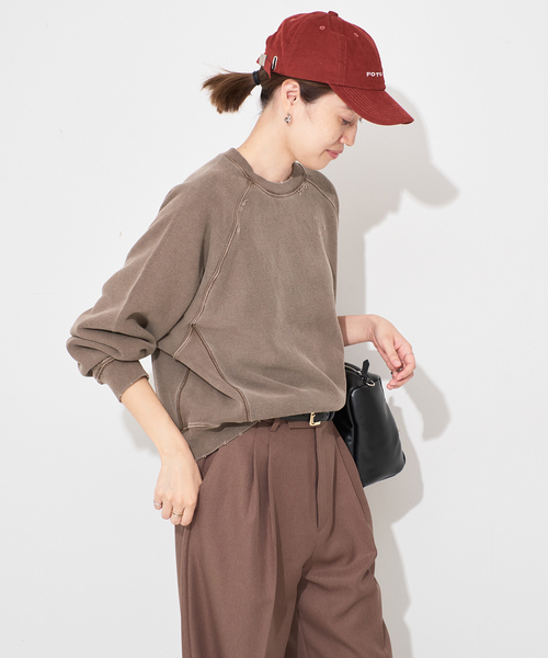 Collegiate Pacific SLOBE別注 ダメージスウェット Collegiate Pacific（カレッジエイトパシフィック） トレーナー