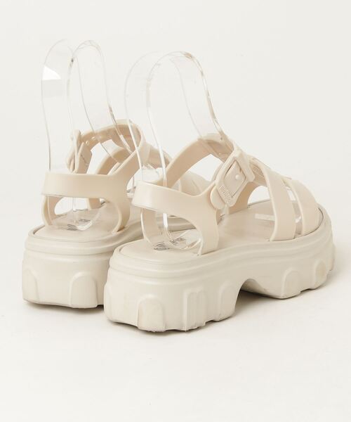 「melissa」 フラットサンダル 37 ホワイト レディース_画像2